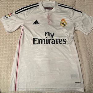 James Real Madrid 2014/15 Adidas La Liga Home Jersey